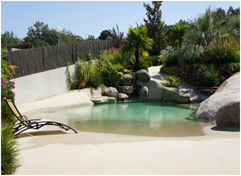 Build sand swimming pools and natural ponds