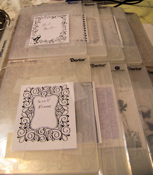 Chering Paper Memories Embossing Folder Storage