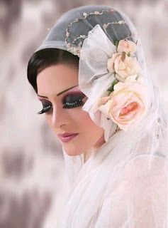 Arab style makeup girls eyes bridal cheeks lips picture