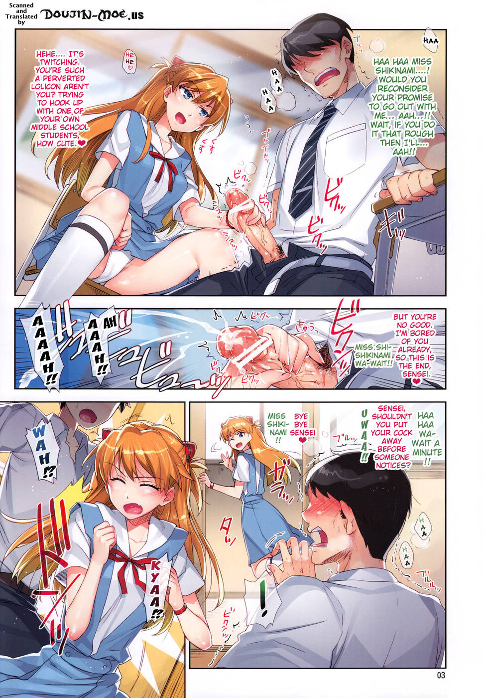 Hentai Manga Comic-v22m-Ecchi de Do S na Asuka Senpai Sex with the Super-Sadistic Asuka-senpai-Read-2