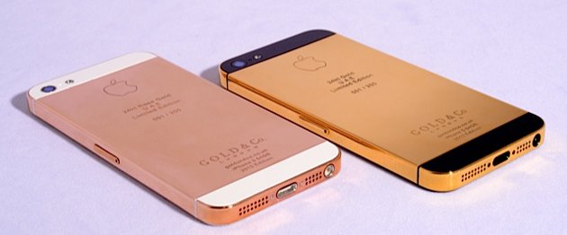 World's first 24 karat gold plated iPhone 5 