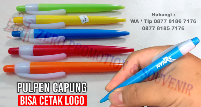 Souvenir Pulpen Capung bisa cetak logo, Pen Promosi, Pulpen Plastik Capung