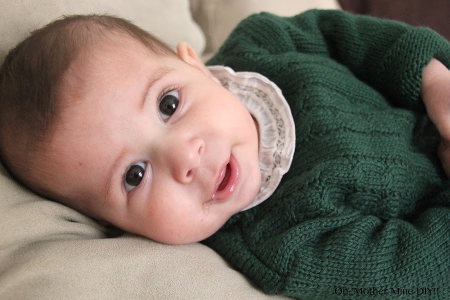 Tutorial y patrones gratis Jersey de ochos para bebé