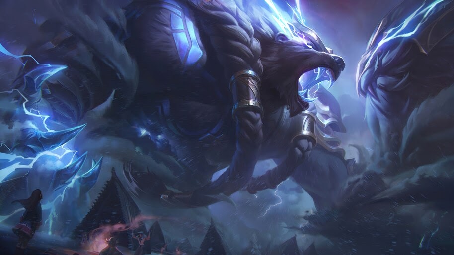 Thunderlord, Volibear, Rework, New, Splash Art, 8K, #3.1886