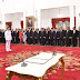 Presiden Jokowi Sambut Kedatangan Presiden Niger Pertama di Istana Merdeka