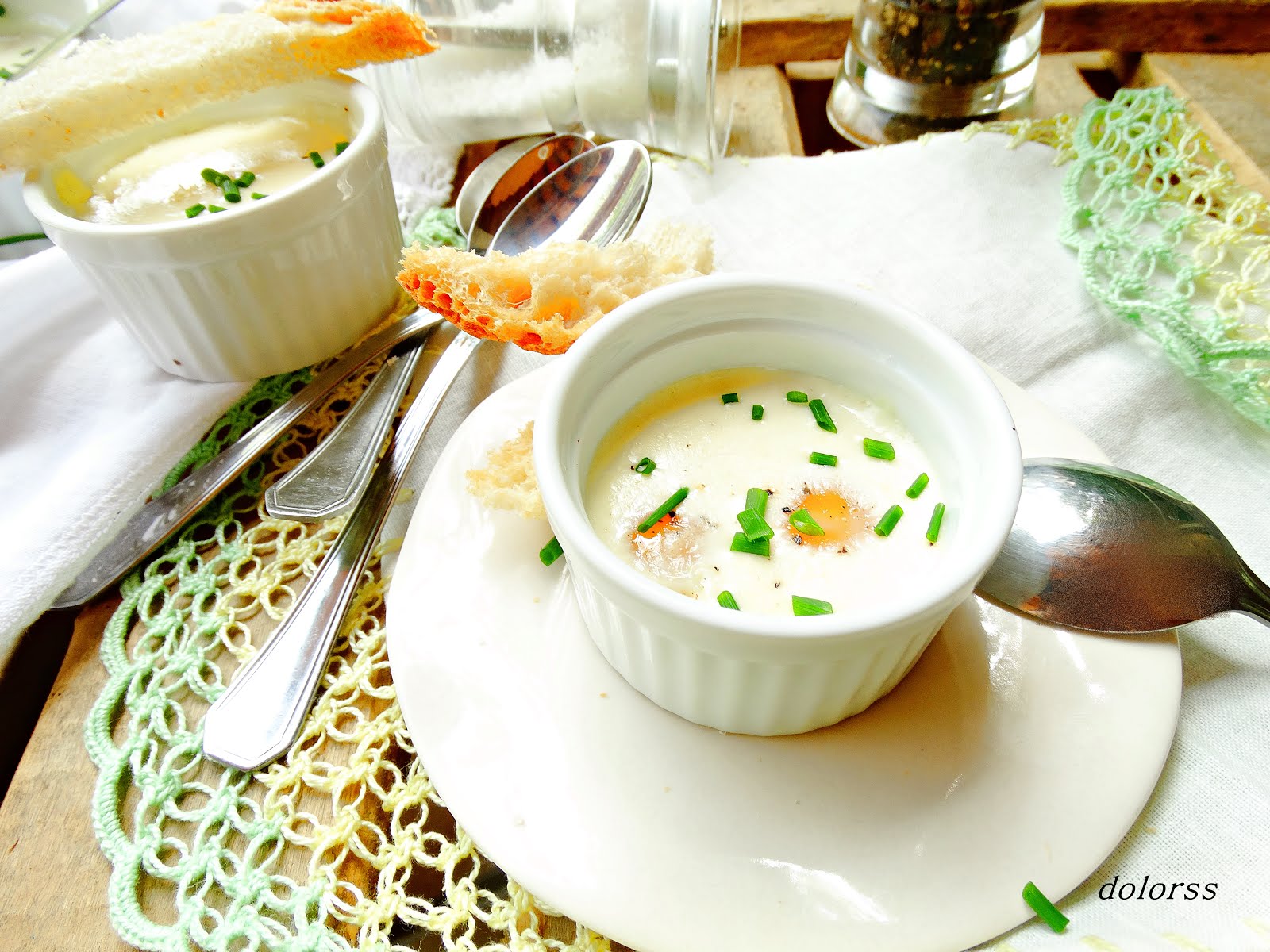 Blog de cuina de la dolorss Crema de queso parmesano con huevos de