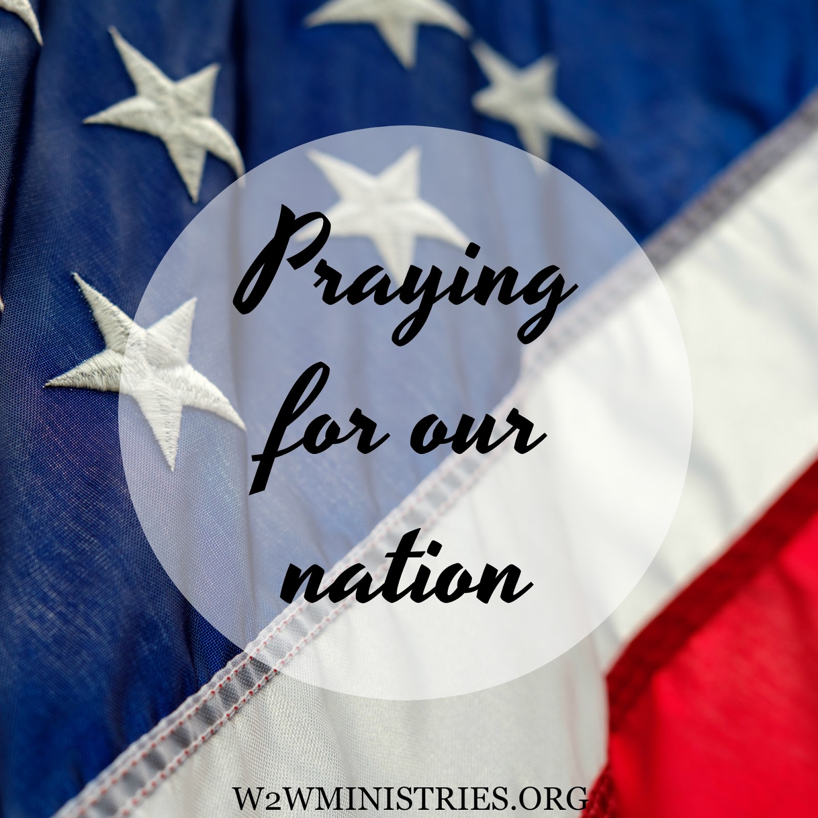 Woman to Woman Praying for Our Nation