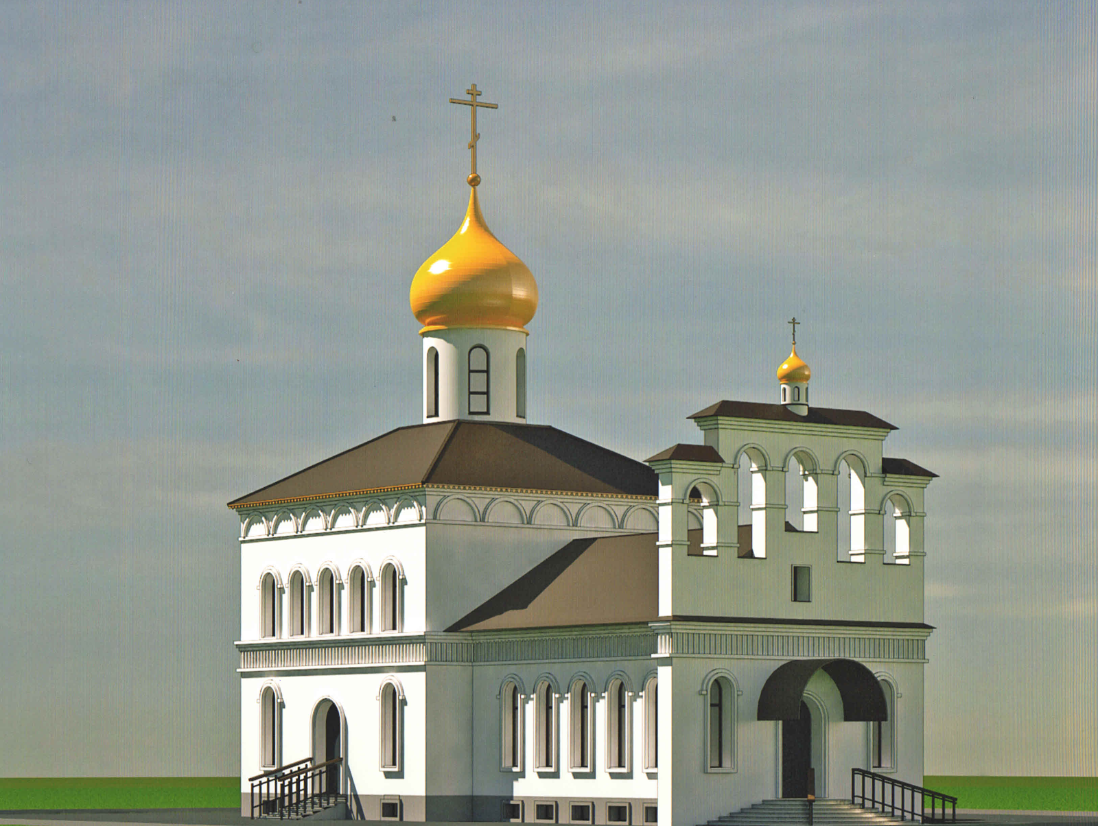 Макет храма Николая Чудотворца