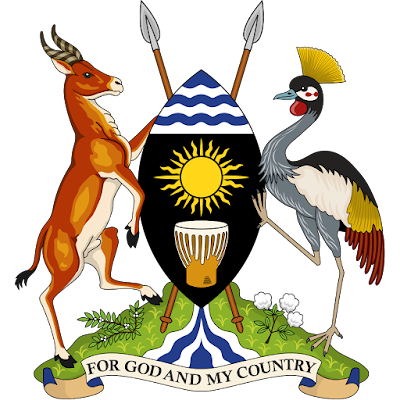 Logo Gambar Lambang Simbol Negara Uganda PNG JPG ukuran 400 px