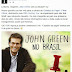 John Green, autor de A Culpa É das Estrelas, vem ao Brasil