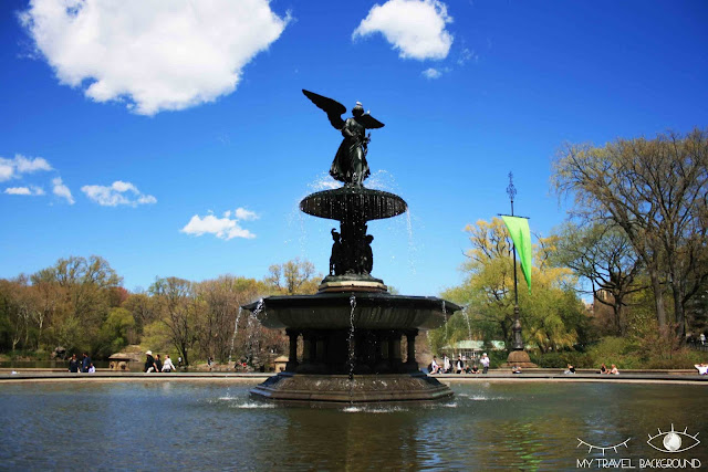 My Travel Background : la fontaine de Bethesda dans Central Park, New York