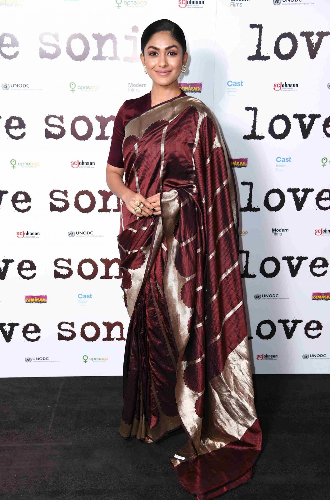 Mrunal Thakur At Love Sonia Movie Premiere in London - Hollywood