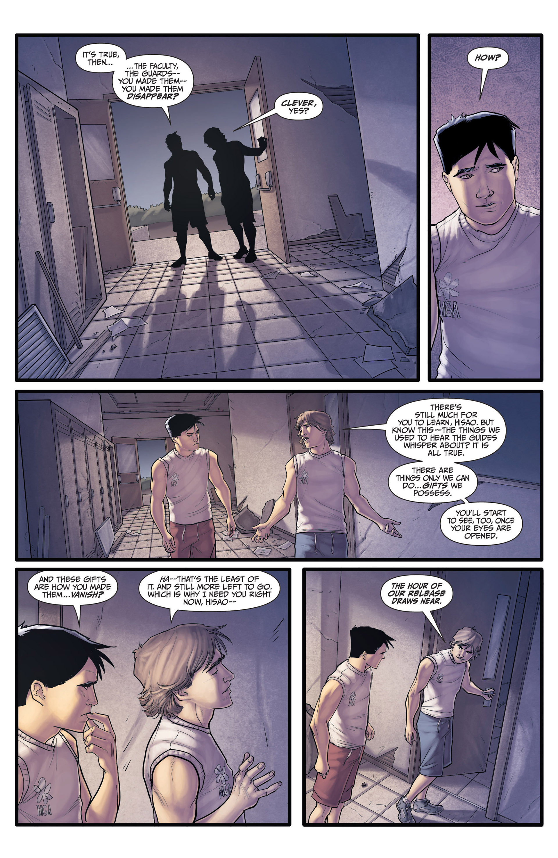 Read online Morning Glories comic -  Issue # _TPB 3 - 193