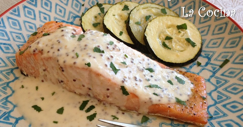 Salmón con salsa de mostaza y miel🌞AL MICROONDAS!! YouTube