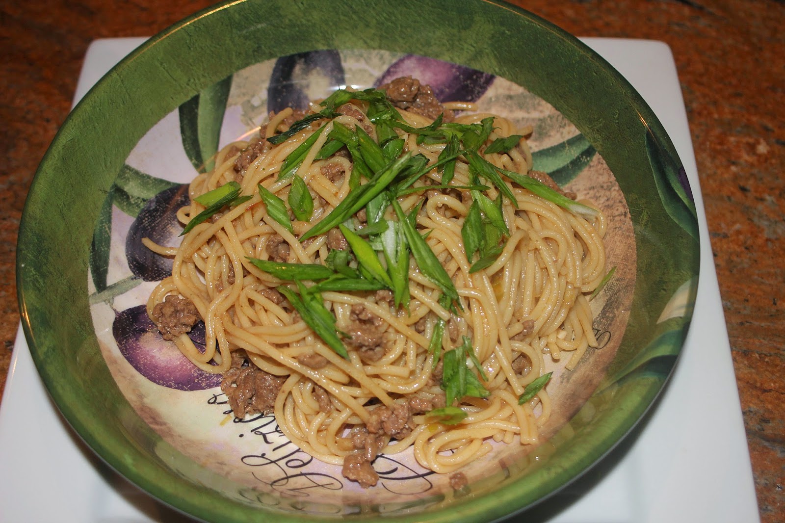 The Grub Files: Cooking with Camissonia: Spaghetti with Miso Meat Sauce