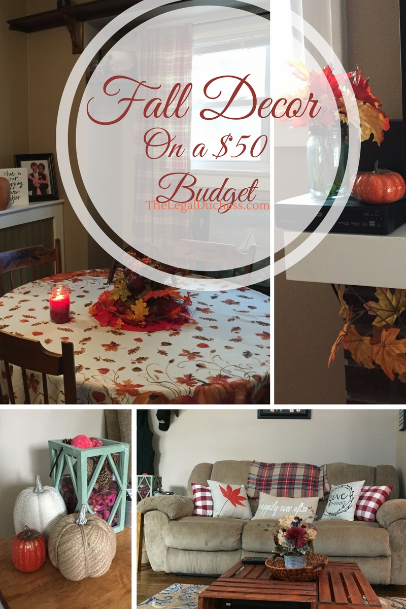 How to Decorate for Fall on a 50 Budget The Legal Duchess