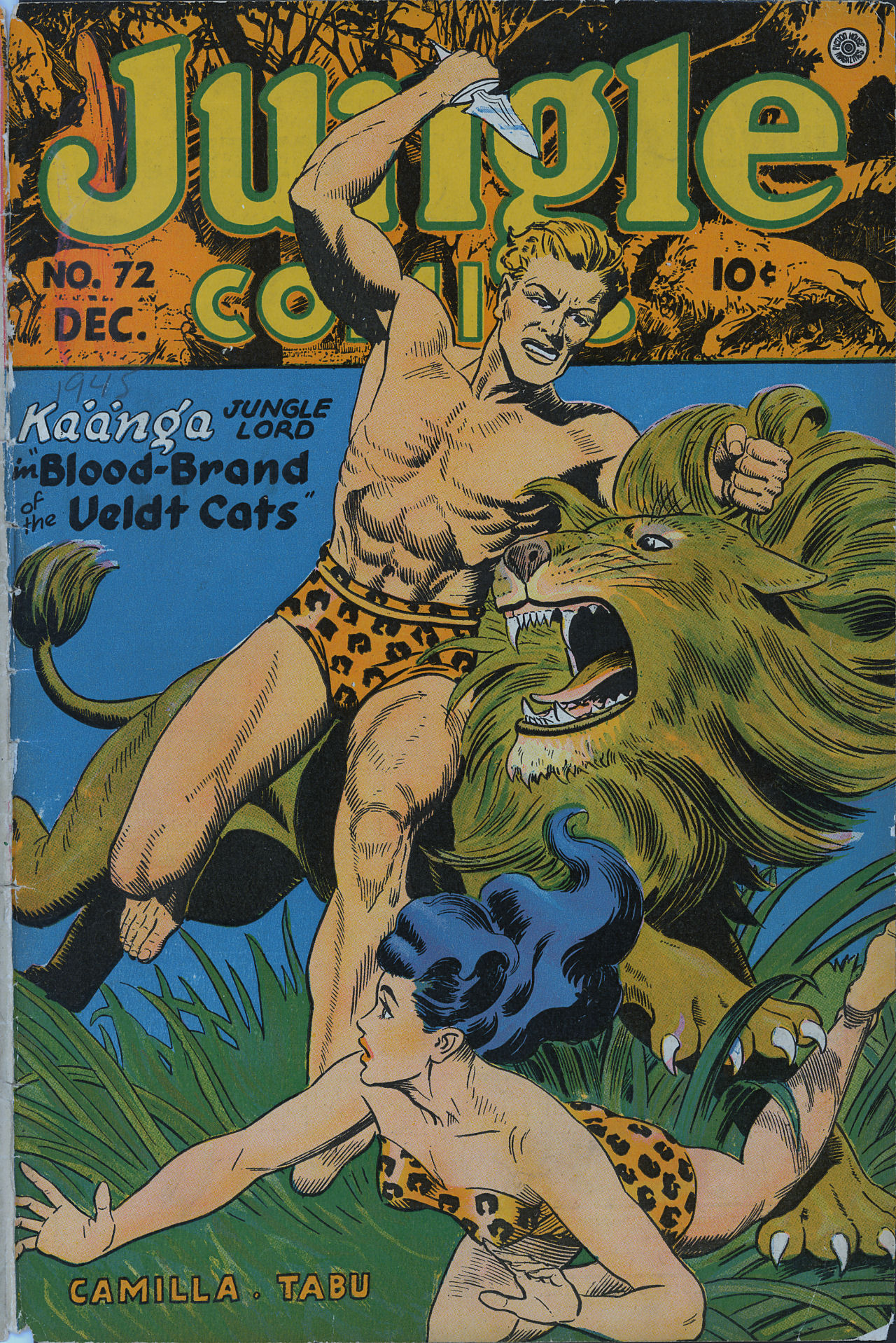 Read online Jungle Comics comic -  Issue #72 - 1