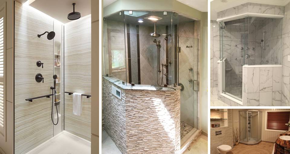 Corner Shower Small Bathroom Design Best Home Design Ideas