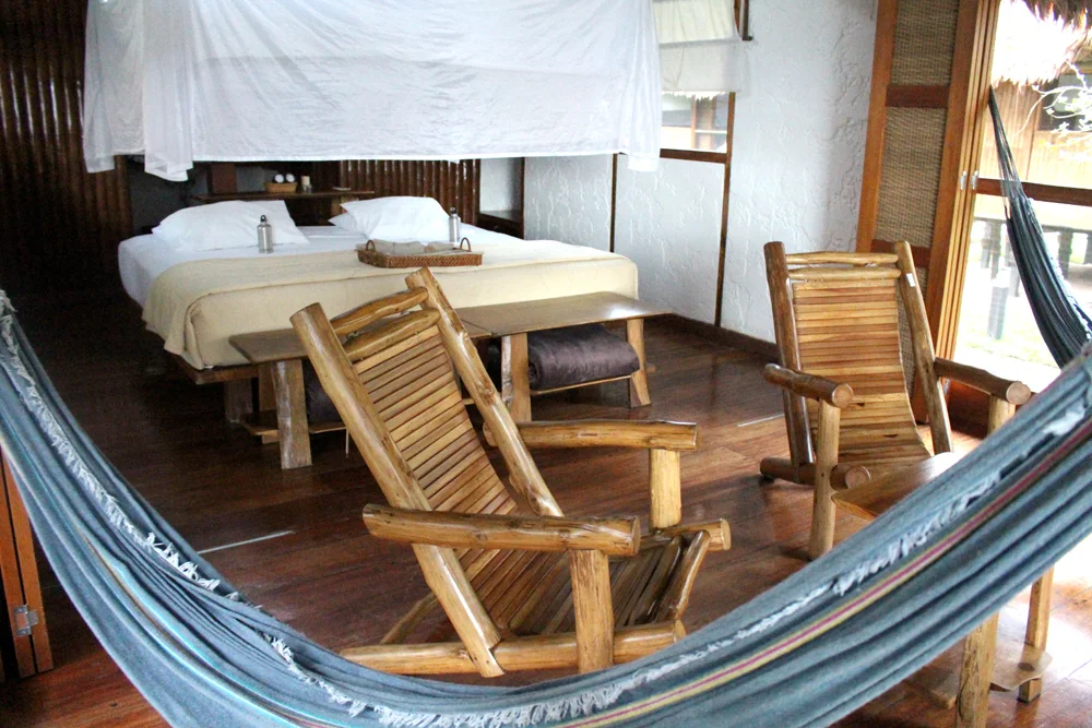 Inkaterra Reserva Amazonica Lodge bedroom, Peru - travel & lifestyle blog
