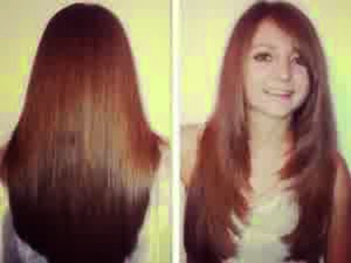 Model Gaya Rambut Layer Panjang Dan Pendek Berponi Lurus Lengkap