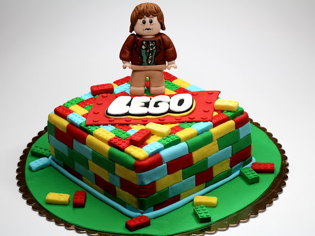 LEGO children birthday cake