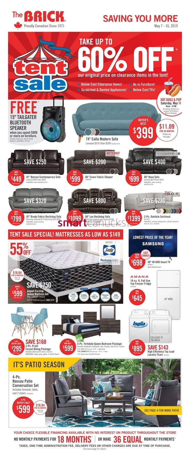 The Brick Flyer Saving You More Valid November 29 December 5 2020 Weekly Flyers Ontario