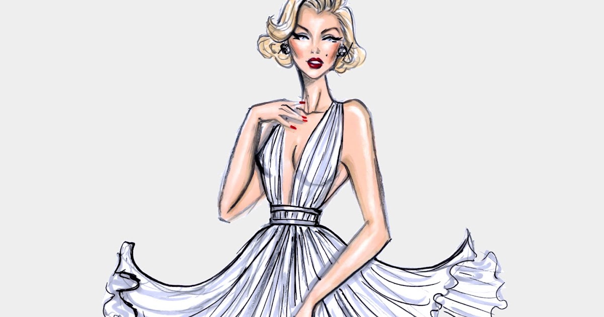 Hayden Williams Fashion Illustrations: Happy Birthday Marilyn! By ...