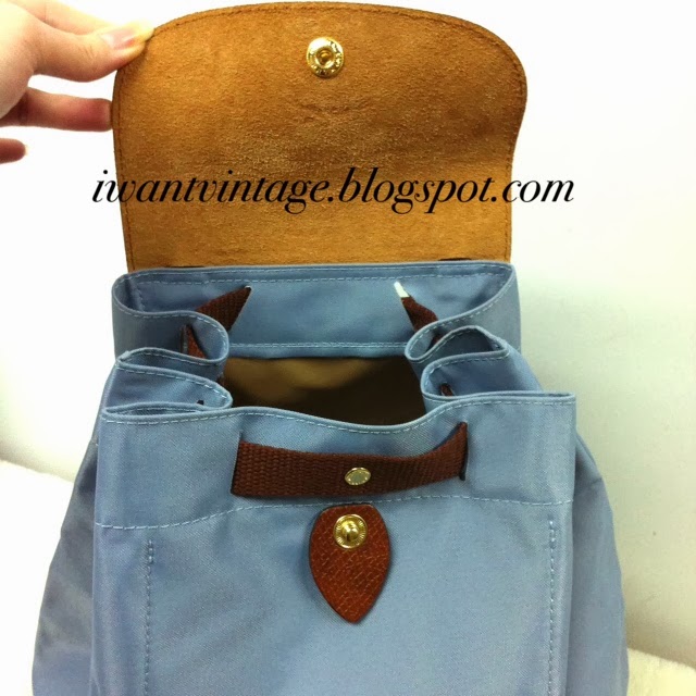 ... | Vintage Designer Handbags: Longchamp Le Pliage Drawstring Backpack