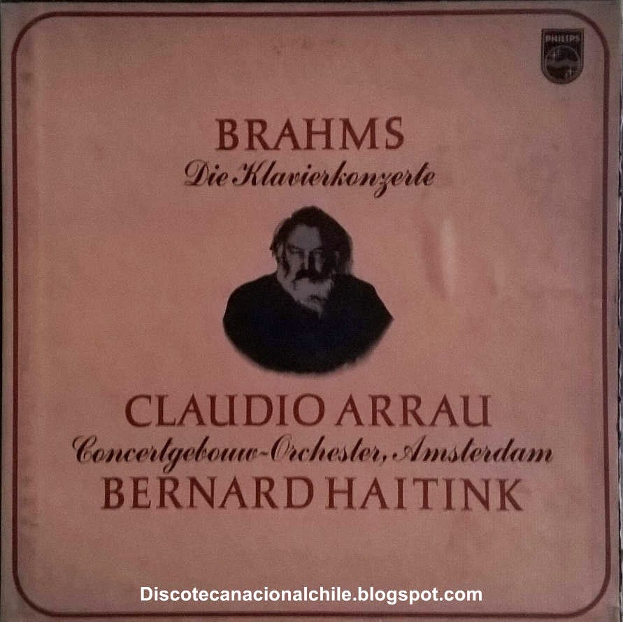 Discoteca Nacional Chile: Claudio Arrau. Concierto piano Nº1- Brahms ...