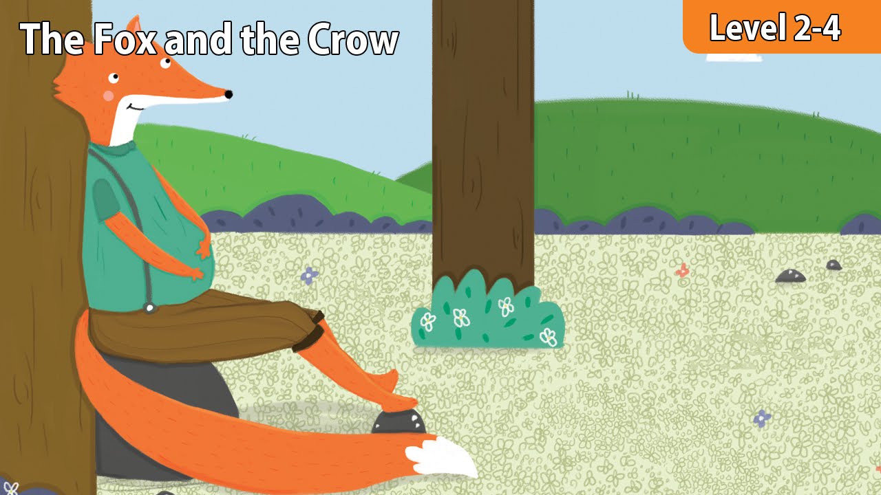 English is FUNtastic: The Fox and the Crow - cartoon video with english  subtitles (level 2)
