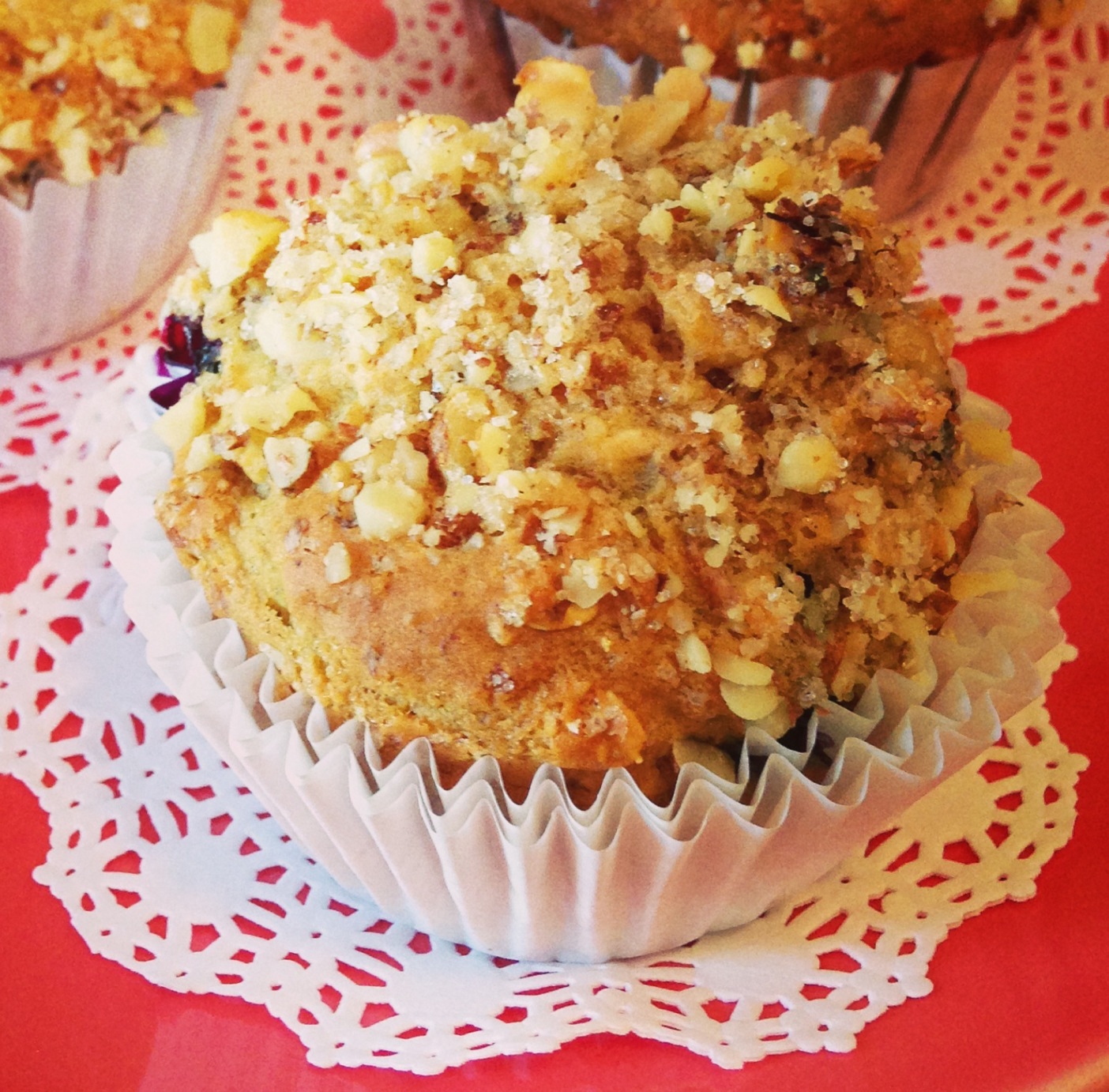 Cultural Cooking: Healthy Blueberry Oat Muffin Surprise!!