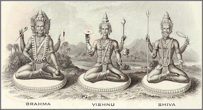 Extraits du Vishnou Purana  Trimurti%2Bhindou