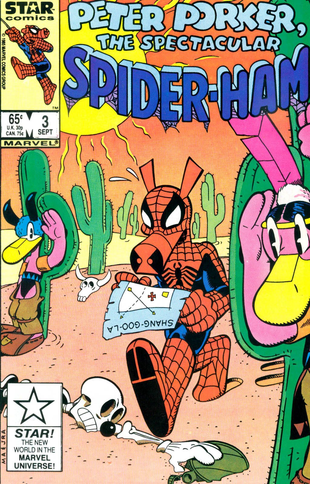 Read online Peter Porker, The Spectacular Spider-Ham comic -  Issue #3 - 1