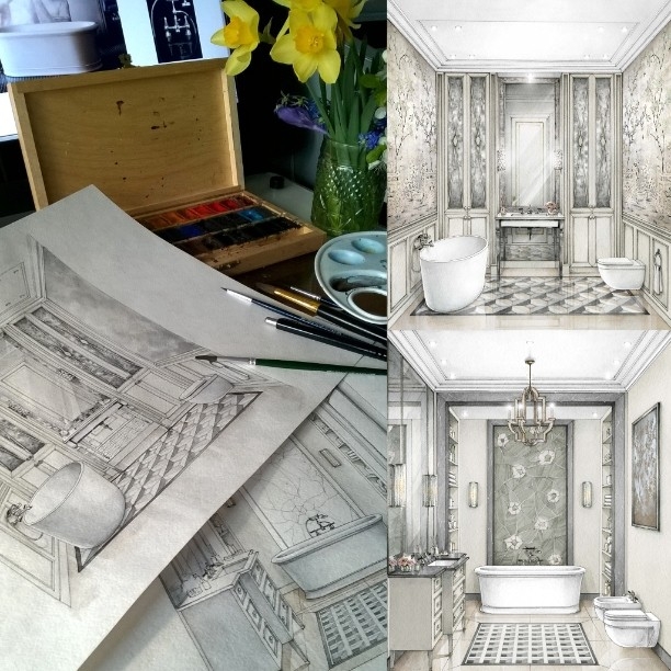 01-Bathroom-Layouts-Julia-Smolkina-Interior-Design-with-Mixed-Media-Drawings-www-designstack-co