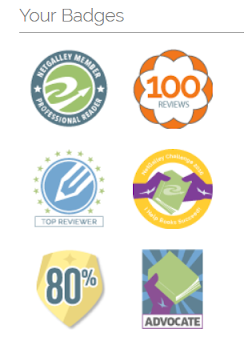 NetGalley badges