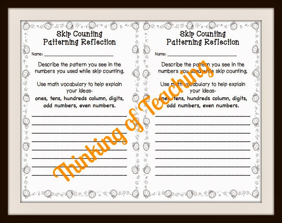 Thinking of Teaching: Skip Counting Task Cards- A New Product!
