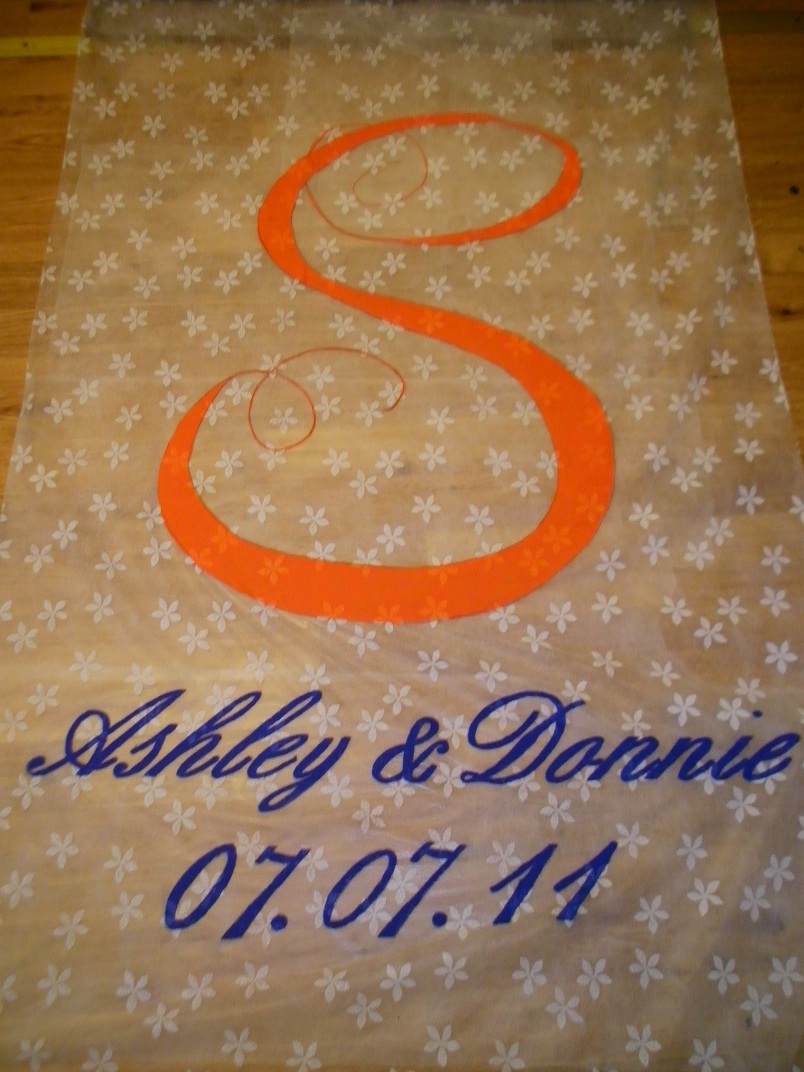 The Hillbilly Princess Diaries DIY aisle runner Instructions!