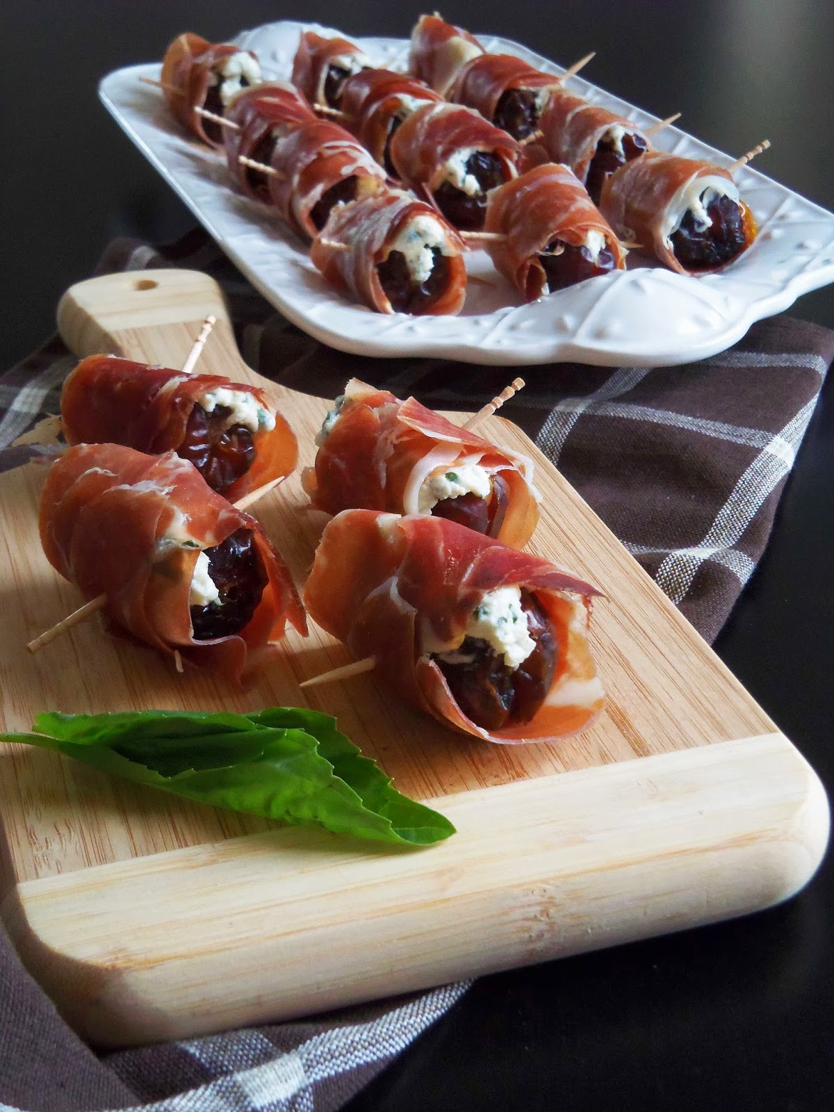 Simply Romanesco Goat Cheese Stuffed Dates