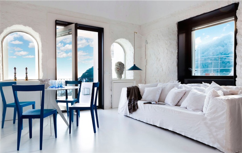 una casa de lo más mediterránea en la isla de Capri