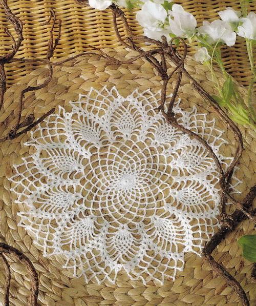 Easy Crochet Doily Pattern , 39 cm