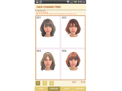 edit rambut online dan aplikasi model rambut dengan bentuk wajah pria