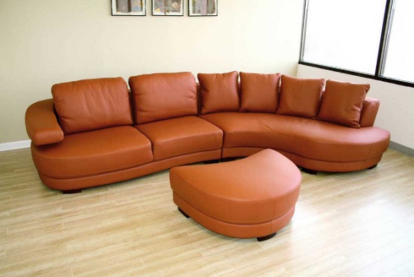 model sofa minimalis modern warna labu siam