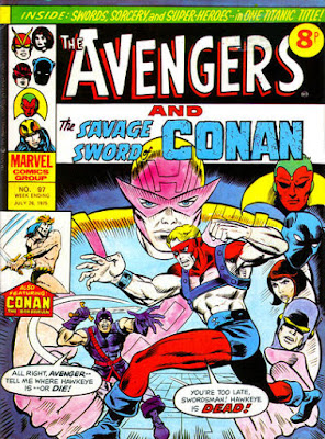 Marvel UK Avengers #97, Goliath and the Swordsman