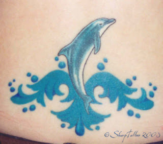 Dolphin Lower Back TattooAnimal TattooAnimal Tattoo