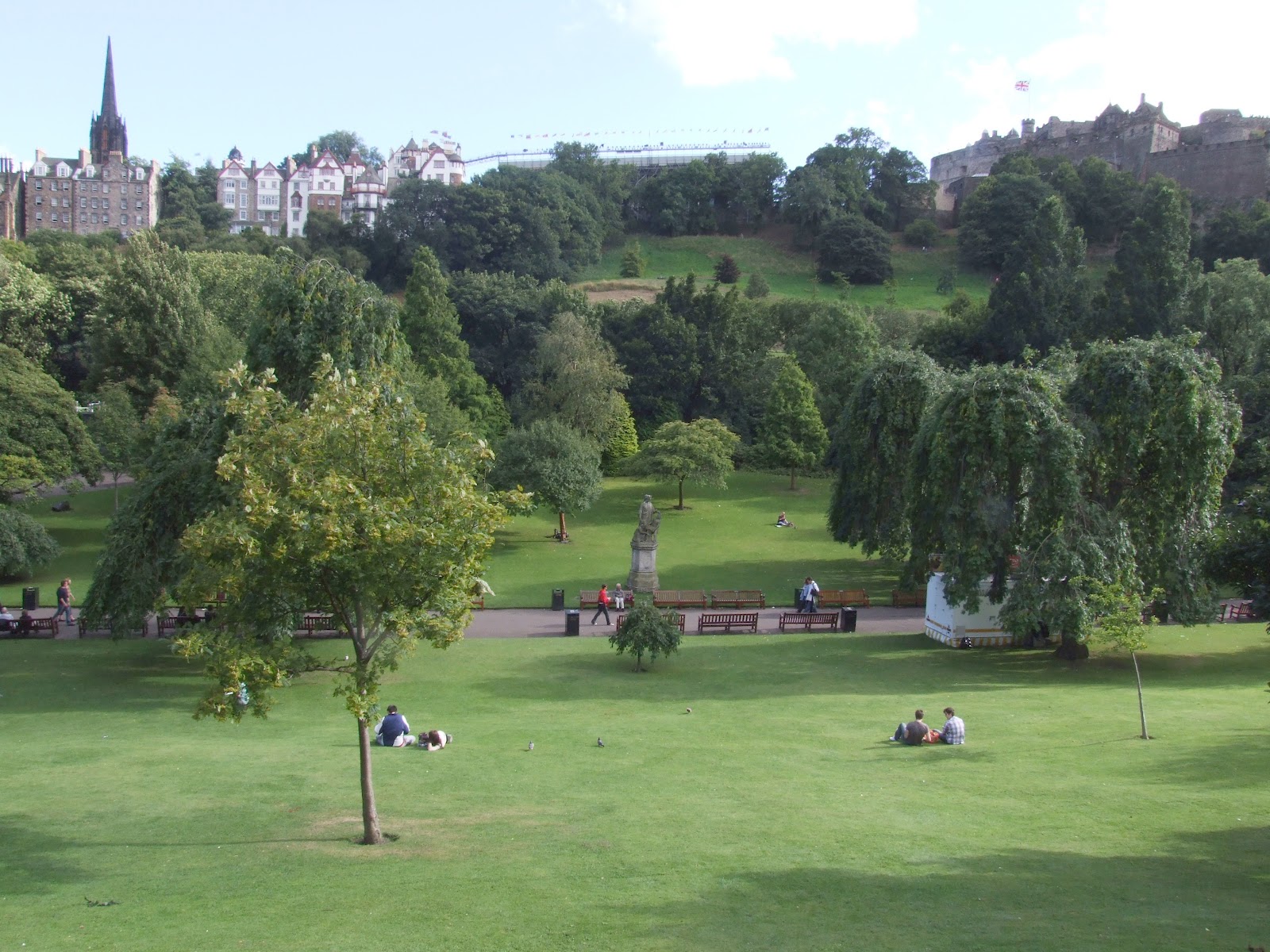 Sandy's Aussie Photoblog Princes Gardens, Edinburgh