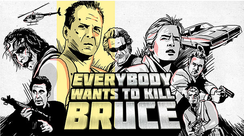 Everybody wants to kill Bruce Willis | Video Remix Kurzfilm der Extraklasse in zwei Teilen