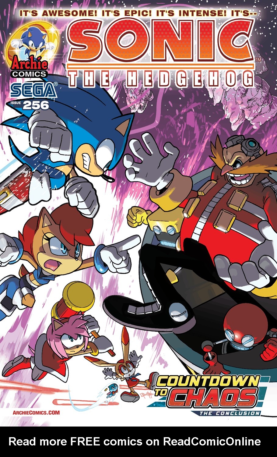 Read online Sonic The Hedgehog comic -  Issue #256 - 1