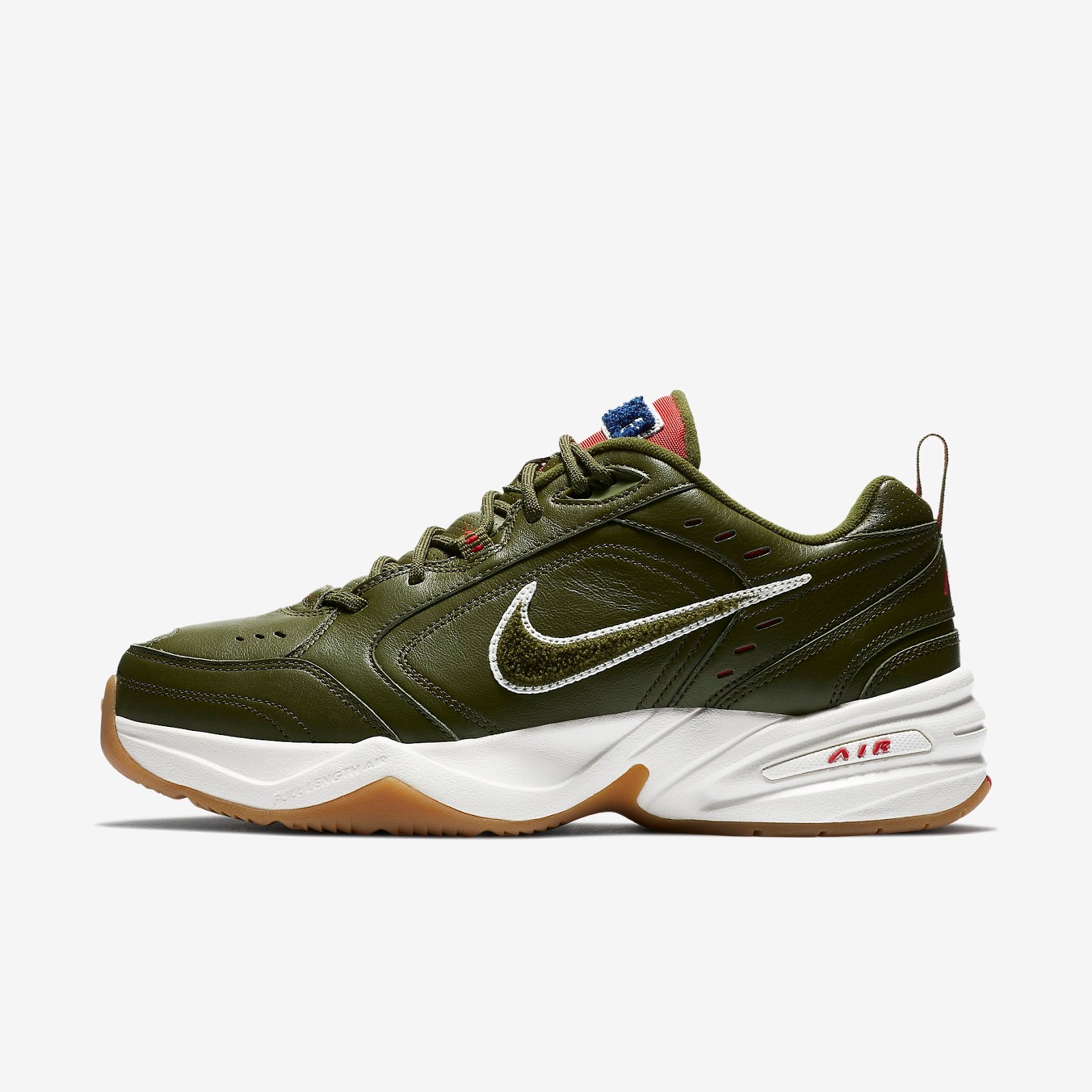 nike air monarch iv lucky green