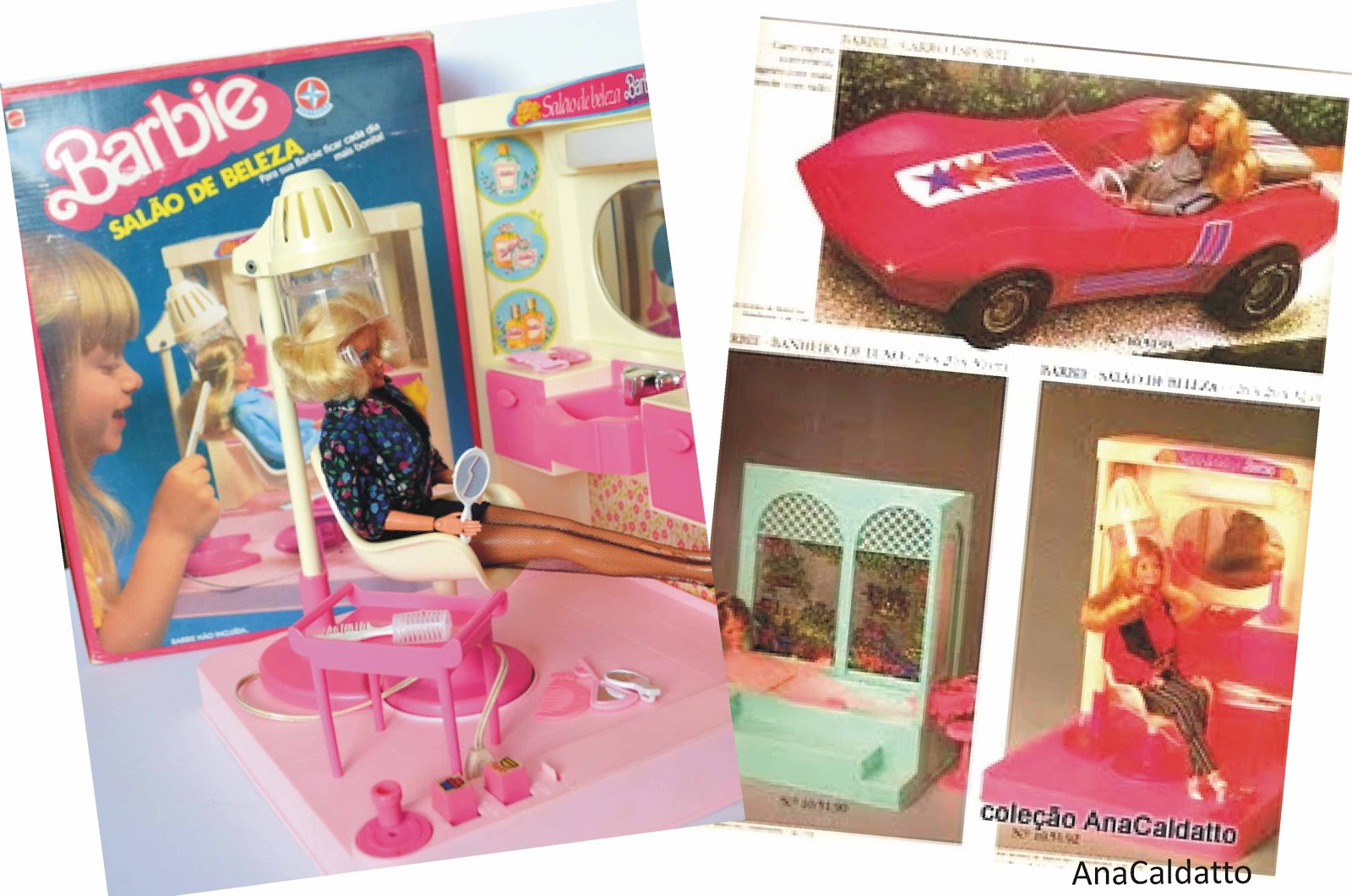 Salão de Beleza da Barbie Anos 1980