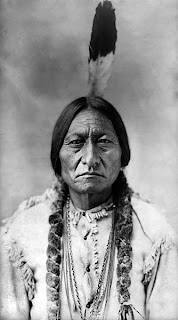 Foto de Toro Sentado Jefe de los Sioux retratado en 1885
